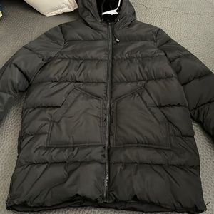 Long puffer coat